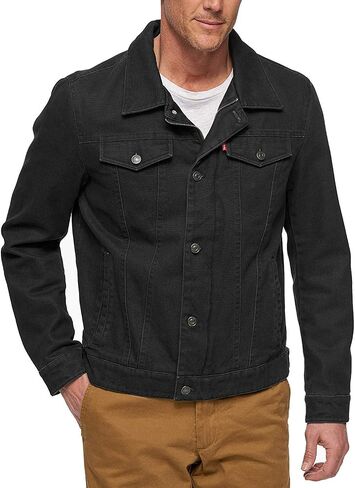 Levi's Men's Cotton Canvas Laydown Trucker Jacket in Saudi Arabia