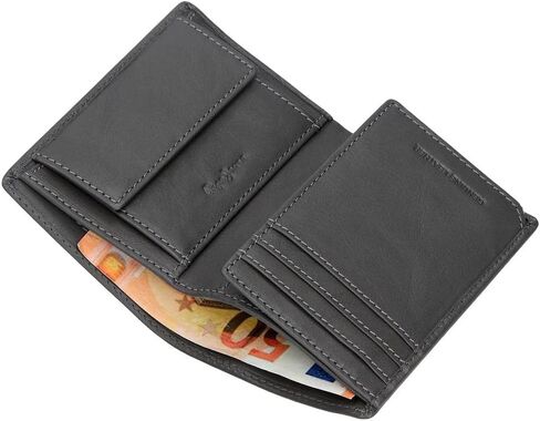 Pepe Jeans Men's Vertical Wallet with Purse, Grey in Saudi Arabia