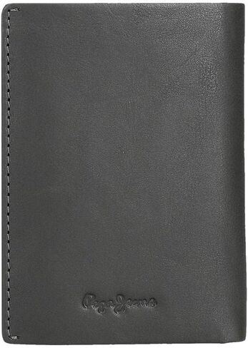 Pepe Jeans Men's Vertical Wallet with Purse, Grey in Saudi Arabia