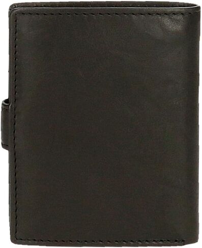 Pepe Jeans Men's Vertical Wallet with Click Closure, Black/White in Saudi Arabia