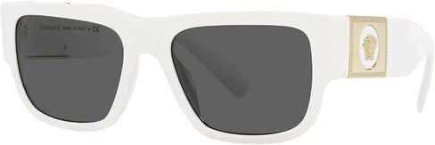 Versace VE4406 Sunglasses - (314/87) White/Dark Gray - 56mm in Saudi Arabia