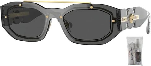 Versace VE2235 Irregular Sunglasses for Men + BUNDLE With Designer iWear Complimentary Eyewear Kit in Saudi Arabia