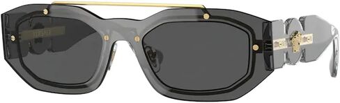Versace VE2235 Irregular Sunglasses for Men + BUNDLE With Designer iWear Complimentary Eyewear Kit in Saudi Arabia