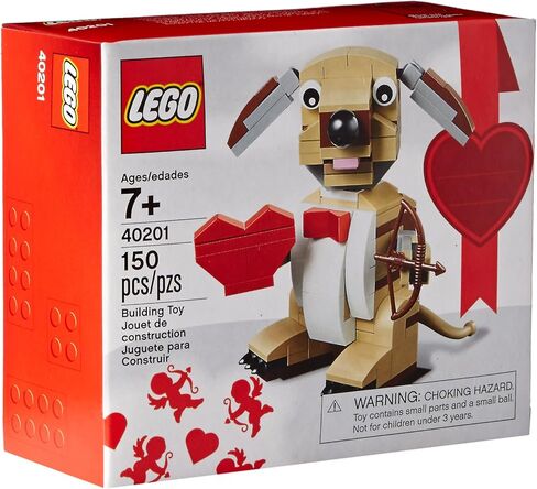 LEGO Bricks & More Valentines Cupid Dog 40201 Building Kit in Saudi Arabia