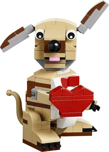 LEGO Bricks & More Valentines Cupid Dog 40201 Building Kit in Saudi Arabia