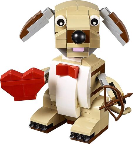 LEGO Bricks & More Valentines Cupid Dog 40201 Building Kit in Saudi Arabia