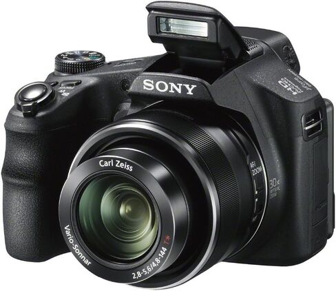 Sony Cyber-shot DSC-HX200V 18.2 MP Exmor R CMOS Digital Camera with 30x Optical Zoom and 3.0-inch LCD (Black) (2012 Model) in Saudi Arabia
