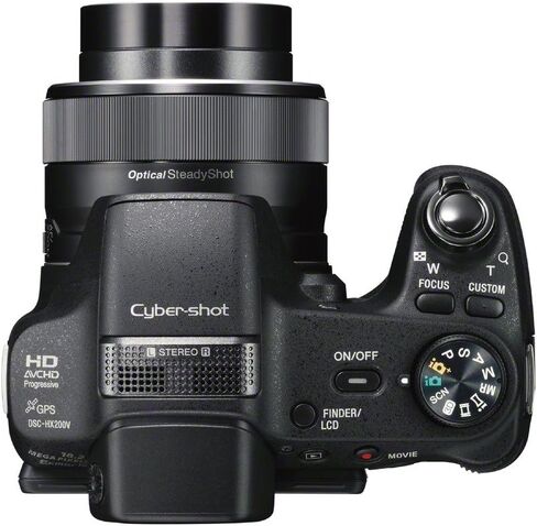 Sony Cyber-shot DSC-HX200V 18.2 MP Exmor R CMOS Digital Camera with 30x Optical Zoom and 3.0-inch LCD (Black) (2012 Model) in Saudi Arabia