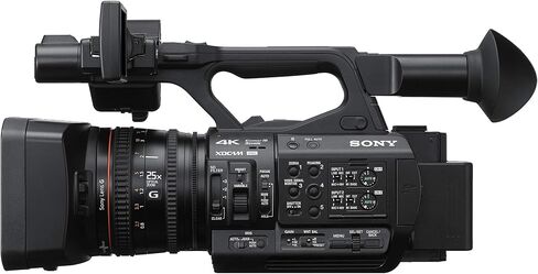 Sony 4K 3-CMOS 1/3-type Sensor XDCAM Professional Camcorder, Black (PXWZ190) in Saudi Arabia