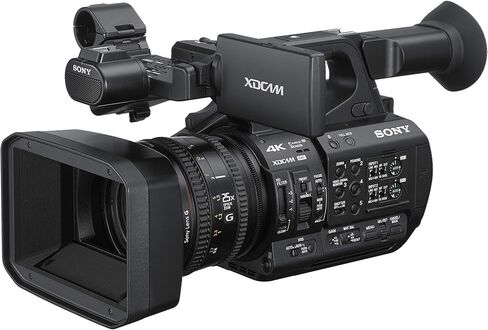 Sony 4K 3-CMOS 1/3-type Sensor XDCAM Professional Camcorder, Black (PXWZ190) in Saudi Arabia