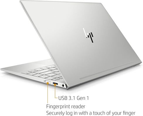 لاب توب اتش بي انفي 13 انش مع معالج امازون اليكسا، معالج انتل كور i7-8550U، رام 8 جيجا، قرص صلب 256 جيجا، ويندوز 10 هوم (13 -ah0010nr، فضي) in Kuwait