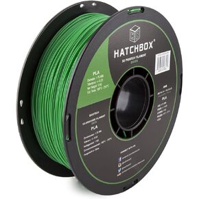 HATCHBOX 1.75mm Baby Blue PLA 3D Printer Filament, 1 KG Spool, Dimensional Accuracy +/- 0.03 mm, 3D Printing Filament