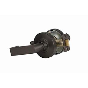 Schlage Commercial ND10RHO613 ND Series قفل أسطواني من الدرجة 1، وظيفة المرور، تصميم رافعة رودس، لمسة نهائية من البرونز المطلي بالزيت in Kuwait