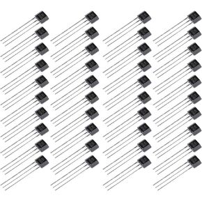 JESSINIE 40Pcs 49E Hall Element S49E SS49E Linear Hall Element Linear Hall Effect Sensors 3 Pins Sensor Element Switch OH49E TO-92S in Kuwait