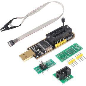 AiTrip 1Set EEPROM Routing USB Programmer CH341A Writer LCD Flash for 25 SPI Series 24