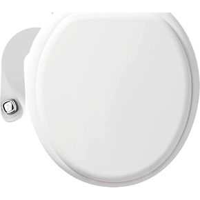 BEMIS 400TTA 000 Economy Toilet Seat, Durable Enameled Wood, ROUND, White in Saudi Arabia