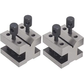 LiGuVCY V-Block فولاذ مقوى بزاوية 90 درجة 1-3/8 x 1-3/8 x 1-3/16 بوصة أداة ميكانيكية متعددة الأغراض مع صندوق خشبي in Kuwait