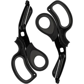 MEUUT 2 Pack Medical Scissors Trauma Shears -8 inch Patented Bandage Scissors Heavy Duty Surgical Grade EMT Scissors for EMT Workers Doctors Nurses