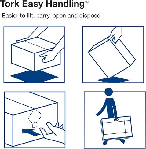 Tork High-Capacity Toilet Paper Roll White T26, Advanced, 2-Ply, 36 x 1000 sheets, 110292A in Kuwait