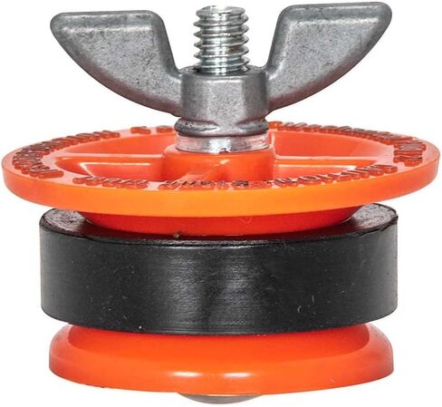 Test-Tite 83593 Twist-Tite ABS قابس اختبار ميكانيكي، لـ NPS 3 بوصة (استخدام نهاية الأنبوب فقط)، أحمر in Kuwait