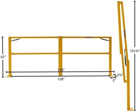 10â€™ Guardian Folding Dock Door Gate in Kuwait