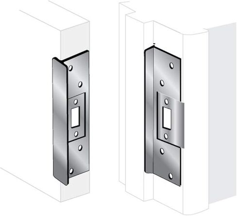 Pro-Lok - ELP-120-AL T-Style 6" x 1-3/4" واقي مزلاج (لمسة نهائية من الألومنيوم) in Kuwait