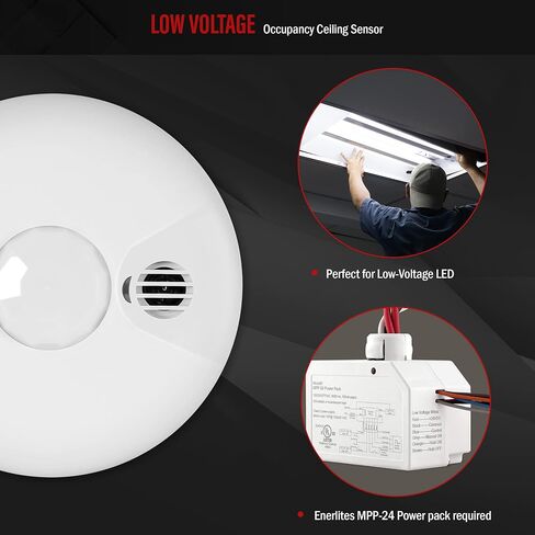 ENERLITES Low Voltage Ceiling Sensor Pir Occupancy Motion Detector, MPC-50L in Saudi Arabia