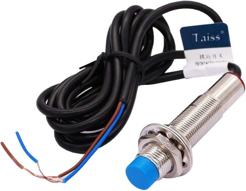 Taiss DC6-36V 2 سلك رقم (مفتوح عادة) 200mA كشف 4 مللي متر M12 أنبوبي حثي القرب التبديل الاستشعار LJ12A3-4-Z/EX in Kuwait