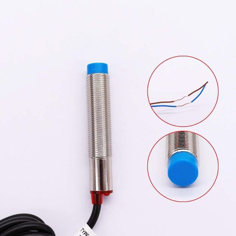 Taiss DC6-36V 2 سلك رقم (مفتوح عادة) 200mA كشف 4 مللي متر M12 أنبوبي حثي القرب التبديل الاستشعار LJ12A3-4-Z/EX in Kuwait