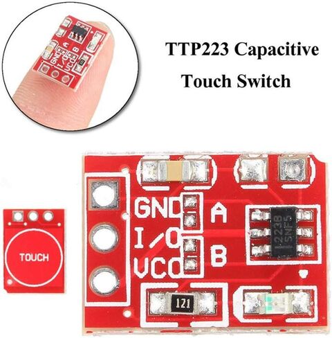 وحدة مفاتيح Anmbest 20PCS 2. 5-5. 5 فولت TTP223 ذات خاصية القفل الذاتي/بدون قفل لـ Arduino in Saudi Arabia