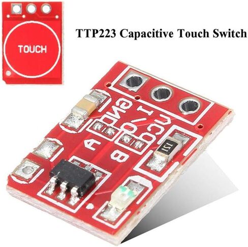 وحدة مفاتيح Anmbest 20PCS 2. 5-5. 5 فولت TTP223 ذات خاصية القفل الذاتي/بدون قفل لـ Arduino in Saudi Arabia