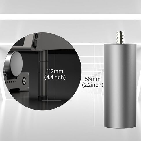 Creality Falcon 2 Extra Risers for Laser Engraver, 4 Pcs Support Column Increase 56mm (2.2 inch) Hight for Laser Engraver Machine in Saudi Arabia