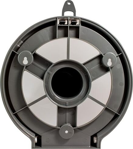 OVAL - Toilet Paper Dispenser Jumbo Jr Polypropylene |5 Tissue dispensers for 9" Toilet Paper Rolls | Durable, Easy-to-Install, and Compact Design with 2 Keys Included, Perfect for High-Traffic Areas in Kuwait