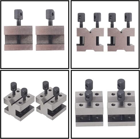 LiGuVCY V-Block فولاذ مقوى بزاوية 90 درجة 1-3/8 x 1-3/8 x 1-3/16 بوصة أداة ميكانيكية متعددة الأغراض مع صندوق خشبي in Kuwait