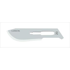 MedBlades Box of 100 Carbon Steel Blades, Sterile, Individually Foil Wrapped. Dental, Surgical, Veterinary, Dermaplane, Hobby, Craft & More (# 15, Carbon) in Saudi Arabia