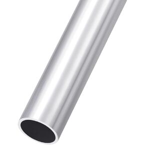 6063 Aluminum Tube (22mm OD x 19mm ID x 100mm L), Aluminum Round Tubing - for Home Furnishing, Machinery, DIY Handicraft