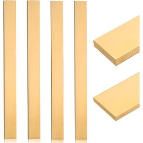 Tatuo 4 قطع C360 شريط مسطح نحاسي 2 قطعة 1/8 بوصة × 1 بوصة و2 قطعة 1/4 بوصة × 1 بوصة 12 بوصة لوحة صلبة طويلة 1/8 بوصة مخزون مطحنة اللوحة ومخزون مطحنة 230 بوصة in Kuwait