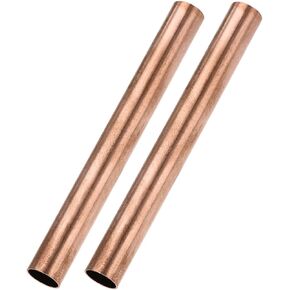 METALLIXITY Copper Tube (11mm OD x 0.5mm Wall T x 100mm L) 2Pcs, Straight Tubing - for Home Furnishing, Machinery, DIY Handicraft in Saudi Arabia