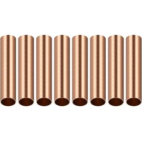 أنبوب نحاسي DTGN 22 مم × 1 مم × 100 مم (ODxWall TxL) - 8 عبوات - جيد لإطار ديكور DIY لمعدات الآلات - أنابيب معدنية مستديرة in Saudi Arabia