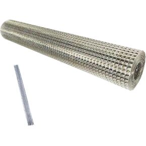 Stainless Steel Hardware Cloth Size:21Gauge 1/2inch 16inchx8Feet 304 Stainless Steel Welded Wire Mesh Supports Poultry Netting Cage Fence,Keep The Animals Out, Protecting New Plants in Saudi Arabia