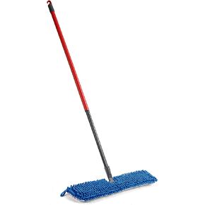 O-Cedar Hardwood Floor 'N More 3-Action Mop with 1 Extra Refill | Microfiber Mop with 3pc Handle | Use Wet or Dry, Red