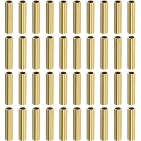 5mm x 1mm x 30mm(ODxWall TxL) Brass Tube - 60Pack - Good for DIY Decorative Ornament Wall Hanging - Round Craft Bead Tubing in Kuwait