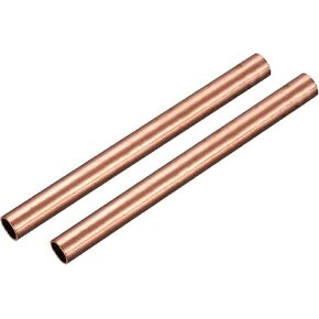 أنبوب نحاسي من uxcell، 14 مم OD 1 مم سمك الجدار 150 مم طول أنابيب مستديرة للصناعة، مشاريع DIY 2 قطعة
