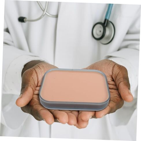 SOLUSTRE وحدة ممارسة الجروح، دورة تدريب على الخياطة، مجموعة ممارسة الخياطة، وسادة خياطة قابلة لإعادة الاستخدام، محاكاة خياطة الجلد، مادة الغرز، جلد الجسم الاصطناعي للبولي بروبلين الاصطناعي in Kuwait