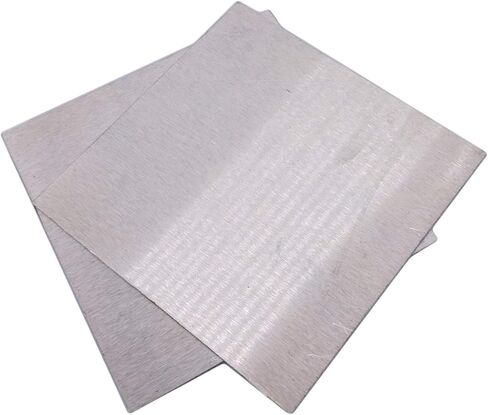 Yodaoke 2 قطعة ورقة سبائك المغنيسيوم AZ31B لوحة فضية 1x100x100 مللي متر in Kuwait