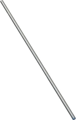 ناشونال هاردوير قضيب ملولب من الستيل مطلي بالزنك N179-317 4000BC مقاس 1/4 انش - 20 × 12 انش in Kuwait