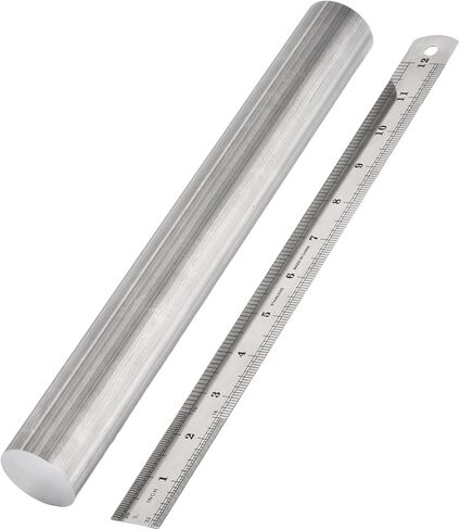 1-1/2 "قضيب دائري من الألومنيوم 6061 قضيب ألومنيوم مخزون 12" (306 مللي متر) قضيب ألومنيوم طويل صلب T6511 بقاعدة واحدة in Kuwait