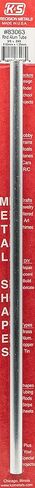 K & S K&S 83063 Round Aluminum Tube, 3/8" OD x 0.049" Wall x 12" Long, 1 Piece, Made in The USA in Saudi Arabia