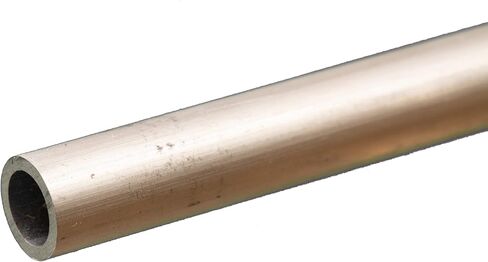 K & S K&S 83063 Round Aluminum Tube, 3/8" OD x 0.049" Wall x 12" Long, 1 Piece, Made in The USA in Saudi Arabia