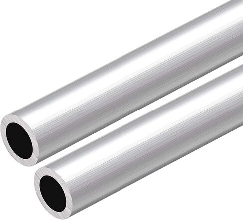 uxcell 6063 Aluminum Round Tube, 300mm Length 16mm OD 5mm Inner Dia Seamless Aluminum Straight Tubing 2 Pcs in Kuwait